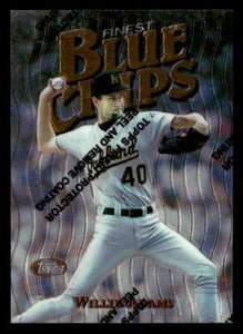 Willie Adams 1997 Finest  Card #12 Oakland Athletics