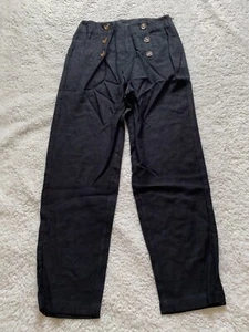 Who What Wear Women Ankle Carrot Tapered Pants Black Size 2 - Picture 1 of 9