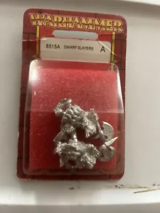 Warhammer - Dwarf, Blisters, Multi-Listing, 1997-2001, Sealed, NIB, Metal - Picture 1 of 2