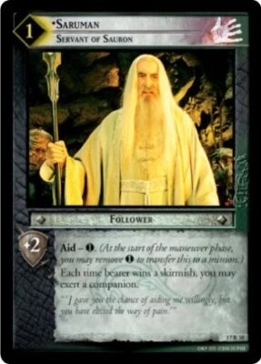 LOTR TCG Rise of Saruman Complete Set LP/GEM MINT Tip Top Shelf + T&D booster - Image 1 of 2