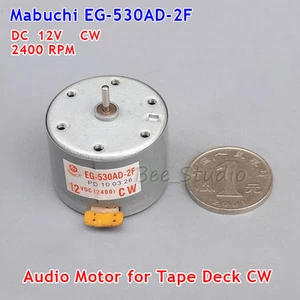 DC 12V Mabuchi EG-530AD-2F Tape Recorder Motor CW Audio Spindle Tape Deck Motor