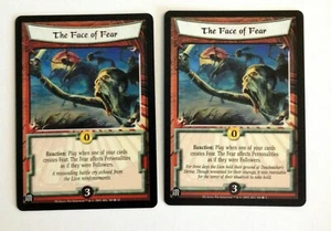 The Face of Fear (2) L5R Legend of the Five Rings CCG Training Grounds TG - Picture 1 of 1