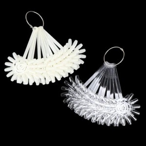 120 Tips Natural Sunflower Nail Polish Display Sticks With Ring Nail Art Disp J- - Picture 1 of 10