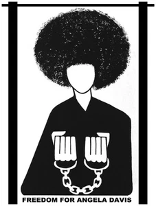 18x24"Decoration CANVAS.Interior room art.Angela Davis freedom.Civil rights.6467 - Picture 1 of 1