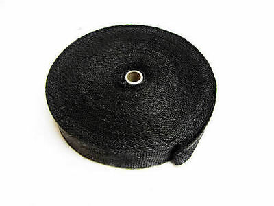 Black Graphite Exhaust Insulating Heat Wrap Tape Exhaust Shields - 20M - UK Made • 25.08€