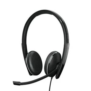 SENNHEISER Black Stereo Wired Headset For PC. FREE POSTAGE. - Afbeelding 1 van 2