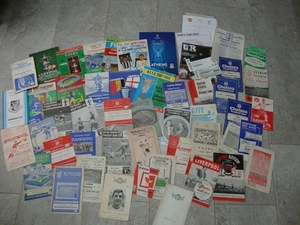 COLLECTION OF NEARLY 200 FOOTBALL PROGRAMMES FROM 50s -NOW FINALS LEAGUE EURO + - Picture 1 of 24