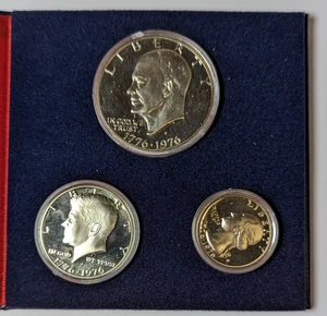 1976 S Bicentennial Silver Proof Set - Picture 1 of 4