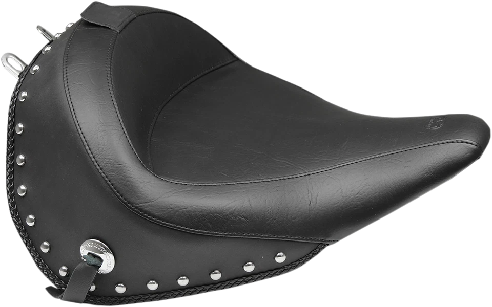 Asiento y respaldo Mustang ancho solo con tachuelas Harley Softail Heritage 2016-2017 Foto 1 de 1