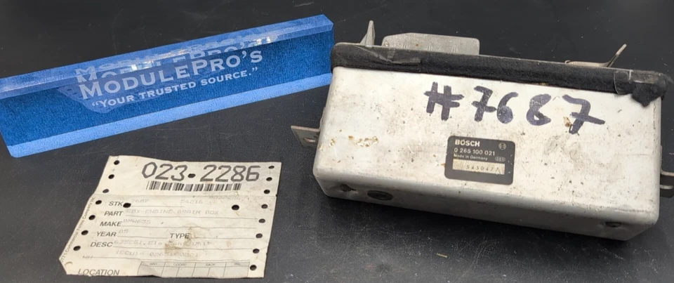 84 85 86 OEM BMW ABS módulo de control de freno antibloqueo 0 265 100 021 733i 733 635i Foto 1 de 4