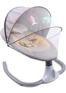 Electric Baby Swing Cradle Infant Bouncer Rocker Chair Bluetooth Music Bassinet - Picture 1 of 5