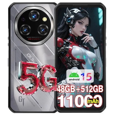 OUKITEL WP62 Outdoor 5G Smartphone 16GB+512GB 11000mAh Handy Ohne Vertrag 120Hz - Bild 1 von 4