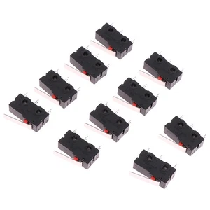 10Pcs Tact Switch On Off KW11-3Z 5A 250V Microswitch 3PIN Limit Micro Switches - Photo 1/12