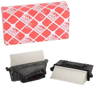 Febi BILSTEIN 2x Filtre à Air Lot Convient pour Mercedes-Benz 300-350 D CDI 3.0 - Photo 1/3