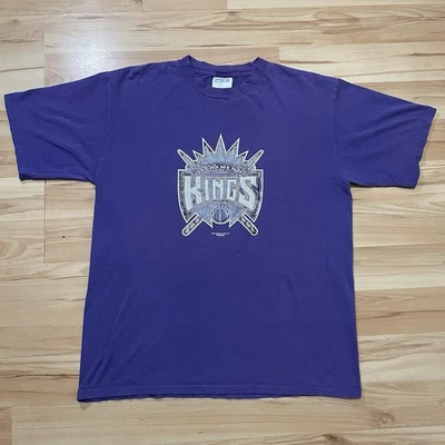 Camiseta De Colección Sacramento Kings NBA Para Hombre XL Púrpura Logo Camiseta Años 2000 EE. UU. Foto 1 de 4