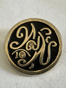 Weight Watchers Founded By JEAN NIDETCH 10 Pound Loss Award Lapel Pin Rhinestone - Picture 1 of 3