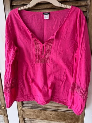La Redoute 100% Cotton Top in Pink size 16 - Image 1 of 4