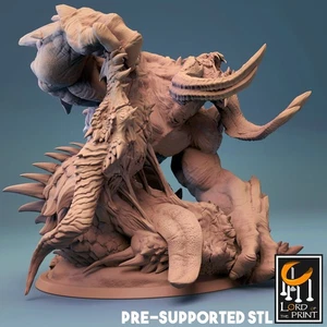 Frost Behemoth Miniatur - Rescale Miniaturen - DnD Miniaturen - Rollenspiel G - Bild 1 von 7