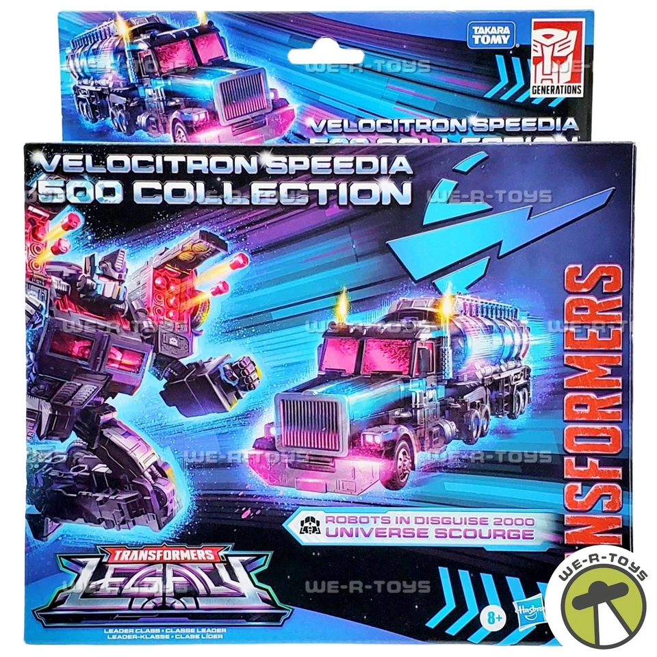 Transformers Legacy Velocitron Speedia 500 Collection Universe Scourge Figure - Image 1 of 4