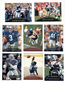 1995 Pinnacle Seattle Seahawks Set CORTEZ KENNEDY RICK MIRER JOEY GALLOWAY RC