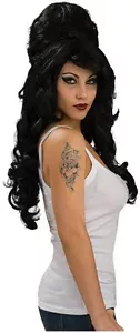 Parrucca capelli tatuaggio e riabilitazione cantante musicale adulto Amy Winehouse parrucca set costume Halloween - Foto 1 di 1