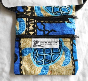 Local Design Shoulder Crossbody Purse Bag Pouch Small Turtle Made In Hawaii USA - Picture 1 of 6