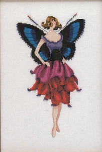 Cross Stitch Chart / Pattern ~ Nora Corbett - Pixie Blossoms - Anemone #NC228 - Picture 1 of 3