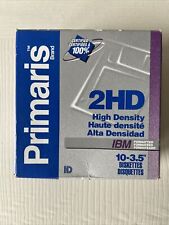 Primaris 2HD 3.5" Disks Diskettes 1.44MB 10-Pack IBM formatted NEW Sealed!