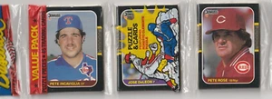 1987 Donruss Baseball Factory Sealed Rack Pack Pete Rose On Top - Picture 1 of 2