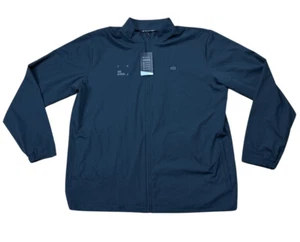 Travis Mathew Men’s Black Full Zip Lightweight Golf Jacket Size 2XL NWT - Picture 1 of 6