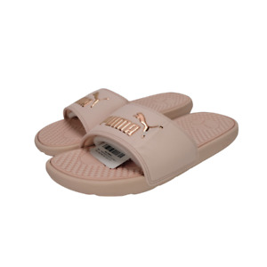 Puma Cool Cat Slide Sandals Women's Pink/Rose Gold Sz 9 371013-15 NEW!