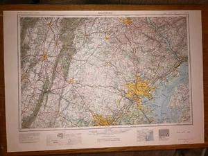 Baltimore Maryland MD USGS Topographical Geological Survey Quadrangle Map - Picture 1 of 9