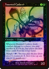 Haunted Cadaver FOIL Onslaught NM Black Common MAGIC GATHERING CARD ABUGames