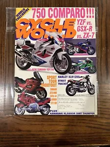 CYCLE WORLD 1993 MAR 750 Comparo!!!!! - Picture 1 of 10