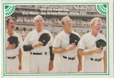 FREE SHIPPING-POOR-CREASE-1983 ASA The Joe DiMaggio Story #12 Yankees