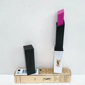 1x YSL Rouge Pur Couture THE SLIM Sheer Matte Lipstick, #104 Fuchsia Intime BNIB - Picture 1 of 5