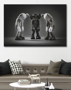 Cartoon Dolls Wall Art Canvas Print Ready To Hang Pop Art Living Room Decor - Picture 1 of 12