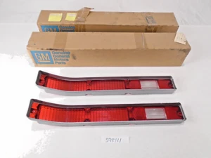 NOS 1970 Buick Skylark GS Tail Light Lenses With GM Boxes 5962139 - Picture 1 of 15