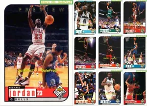100++ UPPER DECK UD CHOICE 1998 RARE NBA GOLD PREVIEW LOT U PICK LIST WHOLESALE - Picture 1 of 34