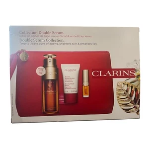 Clarins Double Serum Collection 3 Piece Set + Bag - Picture 1 of 3