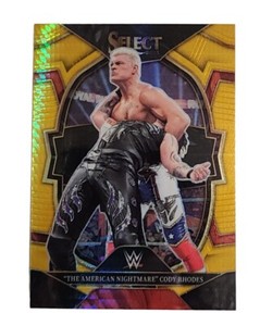 2023 Panini Select WWE Cody Rhodes Gold Concourse #3/8