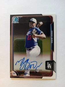 2015 Bowman Chrome Zach Bird #BCA-ZB AUTO Dodgers Free Shipping!! - Picture 1 of 2