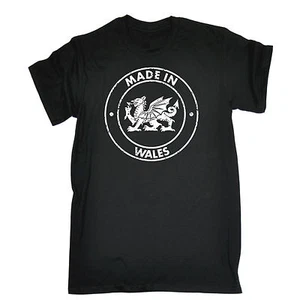 Made In Wales T-SHIRT Welshman Country Nationality Nation Welsh Gift Birthday - Picture 1 of 9