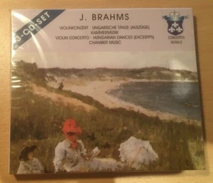 J. Brahms "Violin Concerto, Hungarian Dances & Chamber" 3CD Set NEW & SEALED - Bild 1 von 2