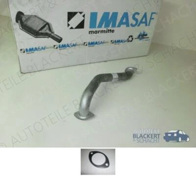 IMASAF Auspuff Mittelrohr +Dichtungen für Isuzu Trooper+Soft Top 3.0 TDI BJ98-04 - Bild 1 von 4