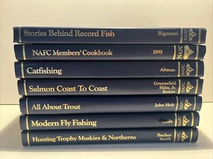 Lot; 7 Vintage Used NAFC Fishing Books (90s) Salmon, Trout, Muskies And More - Imagen 1 de 23