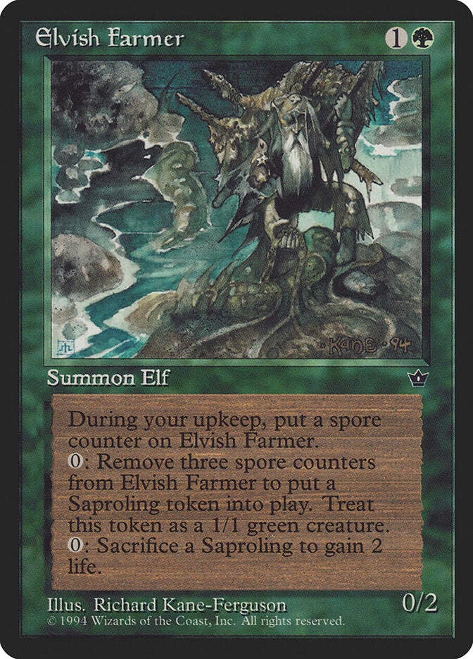 Elvish Farmer [Fallen Empires] Magic MTG - Image 1 of 1