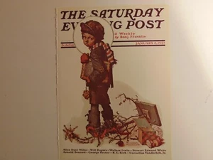 The Saturday Evening Post JAN 8 1927  (REPRINT) Norman Rockwell (COVER ONLY)  - Picture 1 of 1