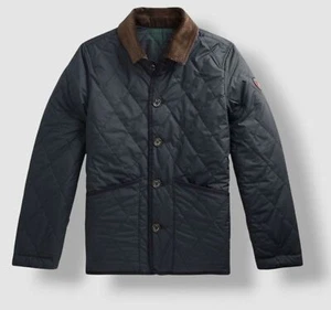 Polo Ralph Lauren Boy's Blue Reversible Water-Repellent Jacket Size XL(18-20) - Picture 1 of 3