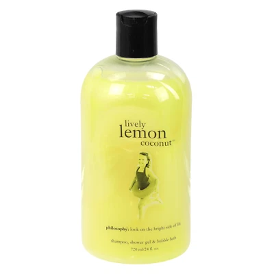 Philosophy Lively Lemon Coconut 3-in-1 Shampoo, Shower Gel & Bubble Bath, 24 oz. - Image 1 of 2